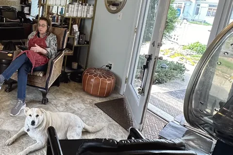 Jeannie Shew, owner and colorist at Jeannie's Hair Care Studio in Charleston, WV